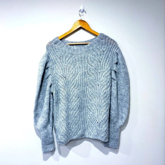 MANGO Grey  Mariposa Sweater - Picture 2 of 9